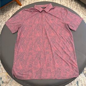 Travis Mathew Moonrise Golf Polo Men’s XL Red/Maroon